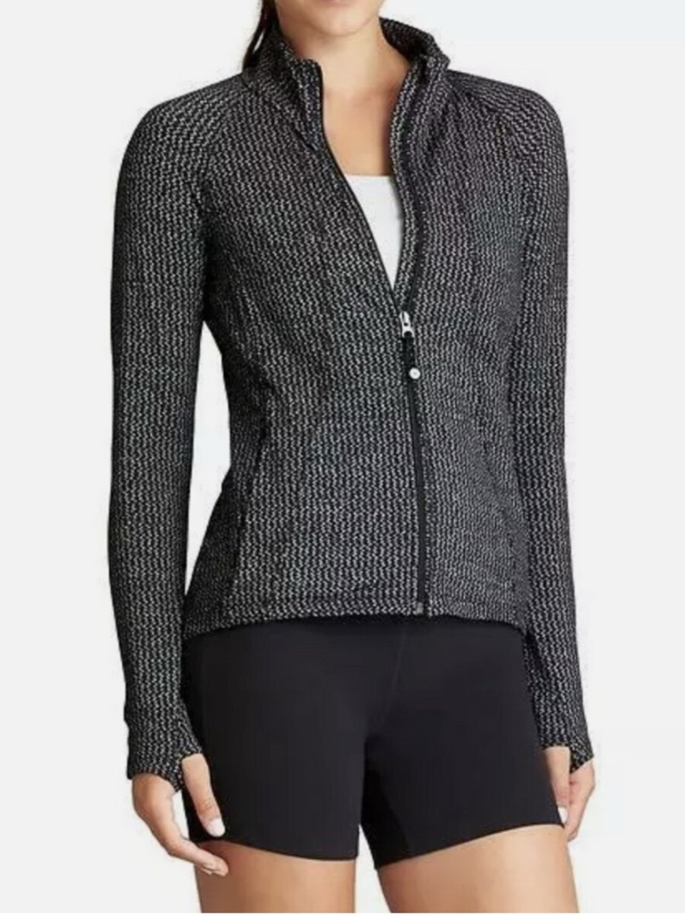 Athleta Women‎ Jacket M Full-Zip Utility Activewear Athleisure Sporty Exercise